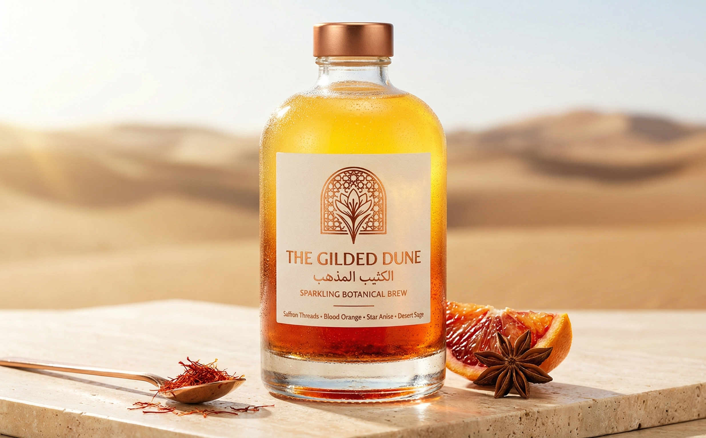 The Gilded Dune | Sparkling Botanical Brew